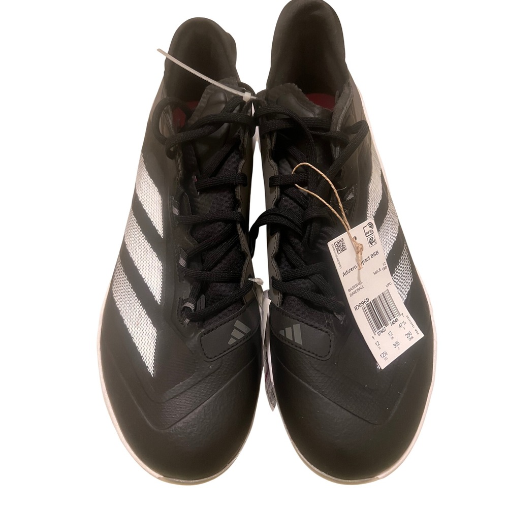 Adidas Adizero Impact BSB Baseball Cleats Mens 12.5‎ Black New ID0969 Metal C